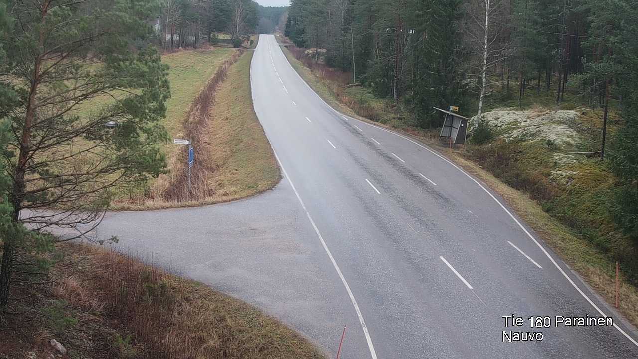 Weather Camera Image Väg 180 Pargas, Nagu, Galls, Parainen, Varsinais-Suomi