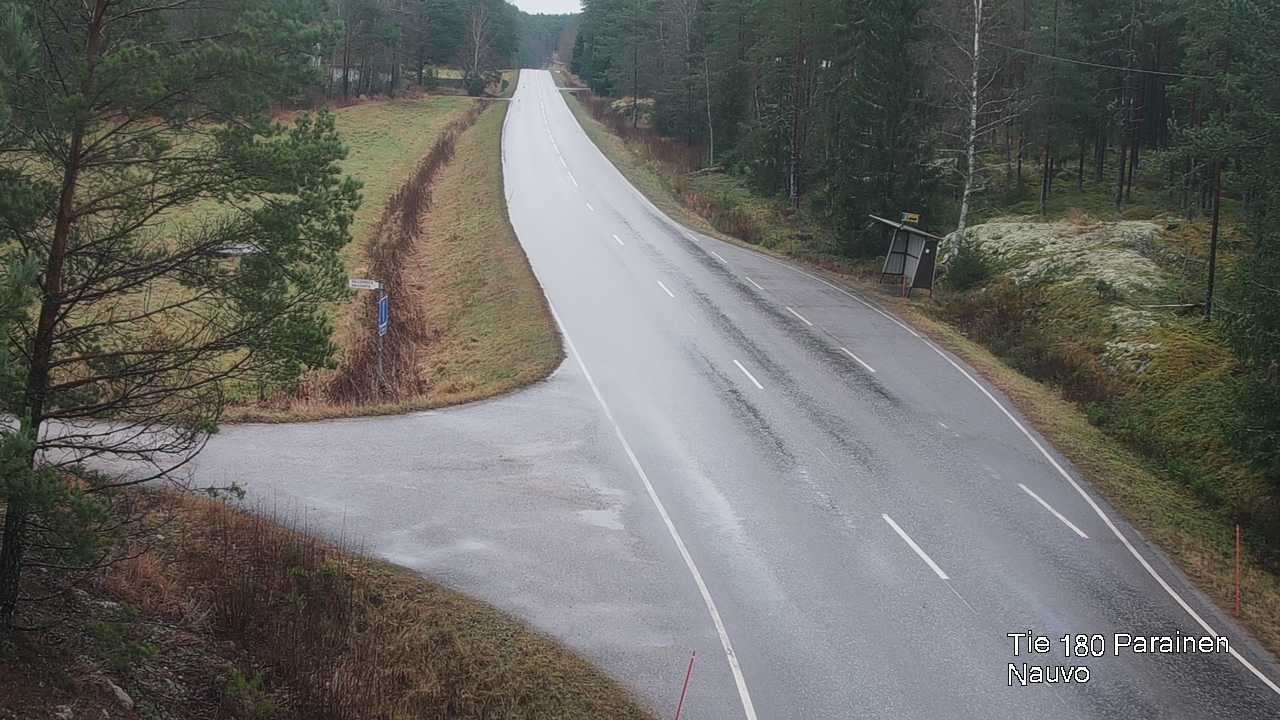Weather Camera Image Väg 180 Pargas, Nagu, Galls, Parainen, Varsinais-Suomi