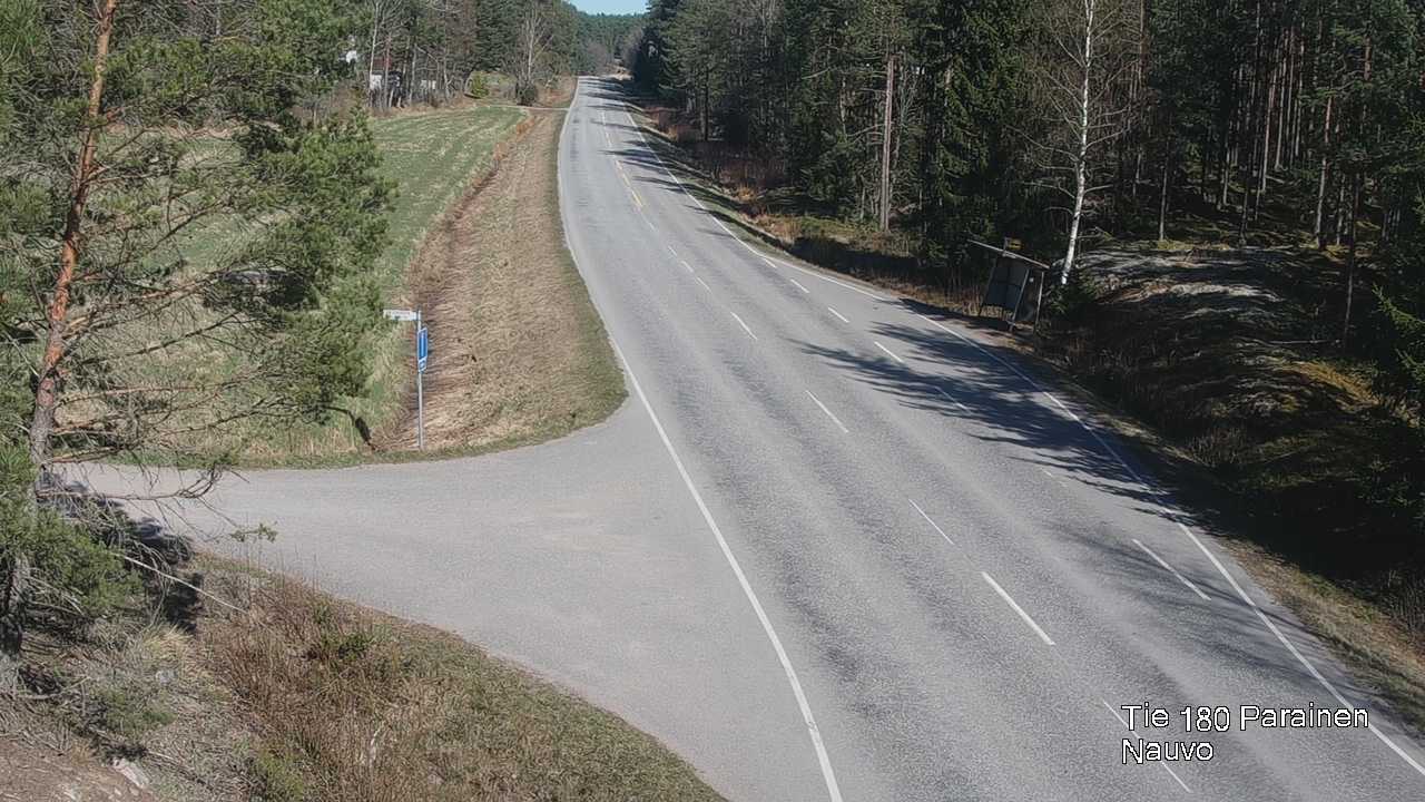 Weather Camera Image Road 180 Parainen, Nauvo, Galls, Parainen, Varsinais-Suomi