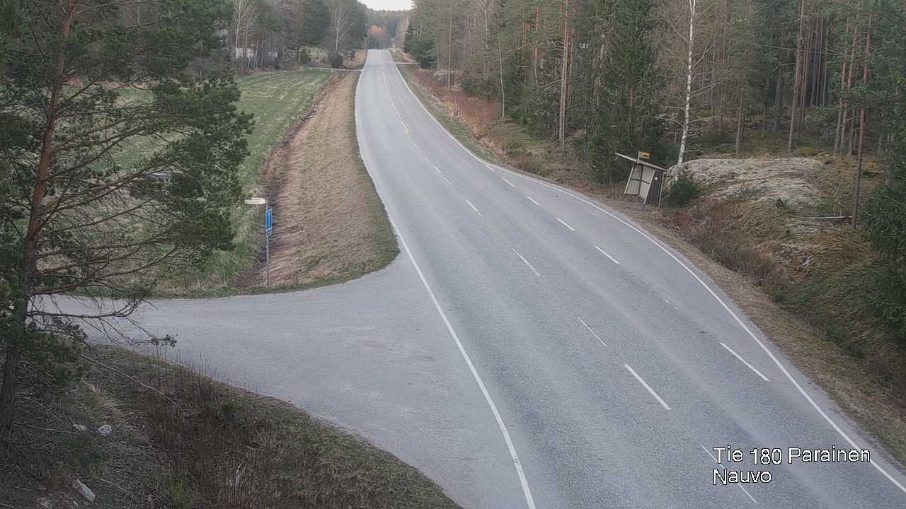 Weather Camera Image Road 180 Parainen, Nauvo, Galls, Parainen, Varsinais-Suomi