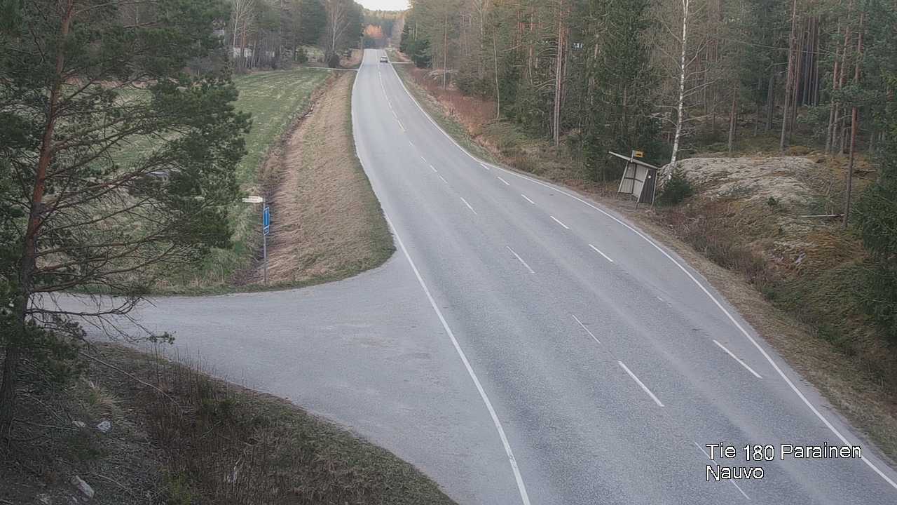 Weather Camera Image Road 180 Parainen, Nauvo, Galls, Parainen, Varsinais-Suomi