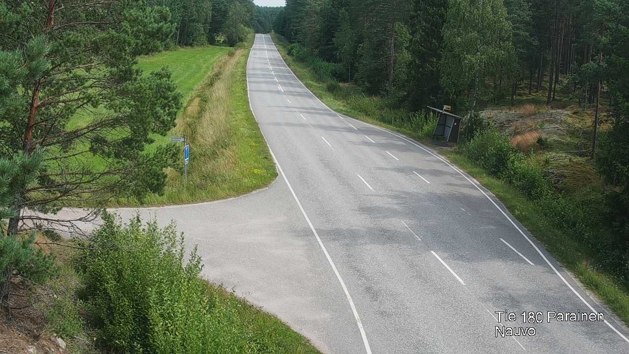 Weather Camera Image Väg 180 Pargas, Nagu, Galls, Parainen, Varsinais-Suomi