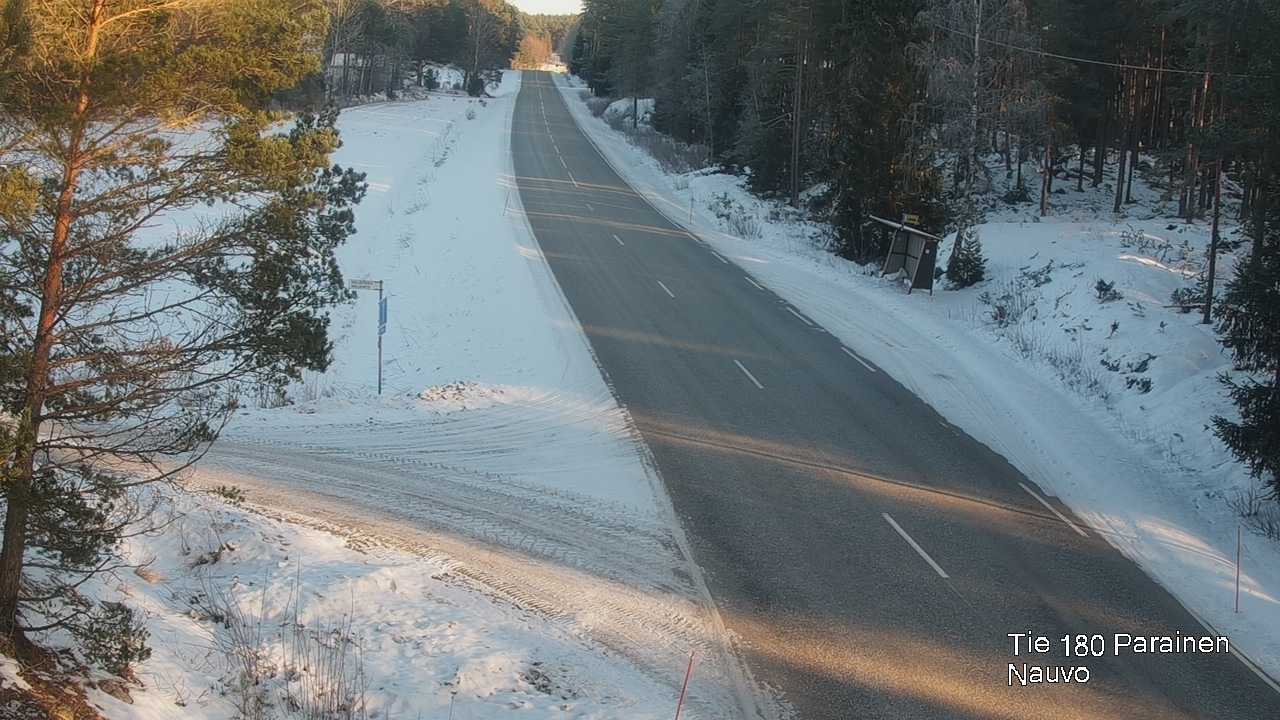 Weather Camera Image Road 180 Parainen, Nauvo, Galls, Parainen, Varsinais-Suomi