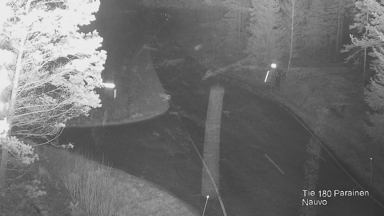 Weather Camera Image Väg 180 Pargas, Nagu, Galls, Parainen, Varsinais-Suomi