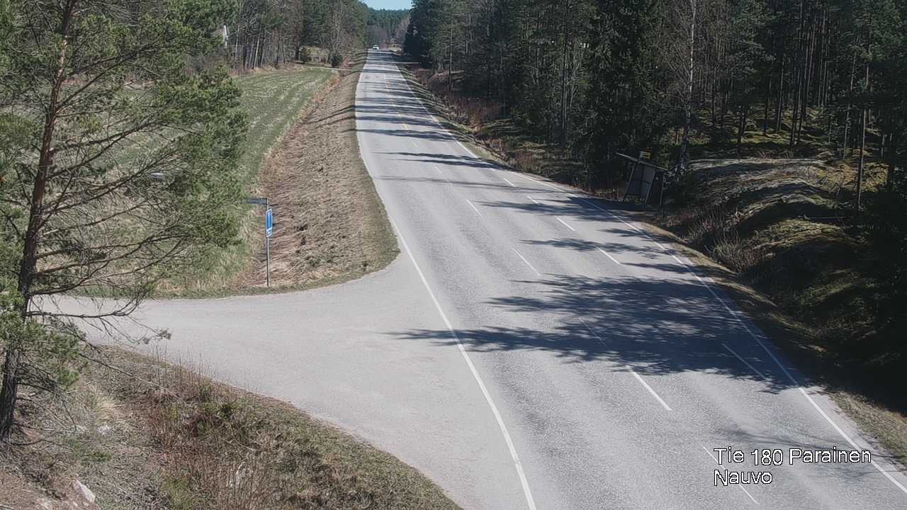 Weather Camera Image Road 180 Parainen, Nauvo, Galls, Parainen, Varsinais-Suomi