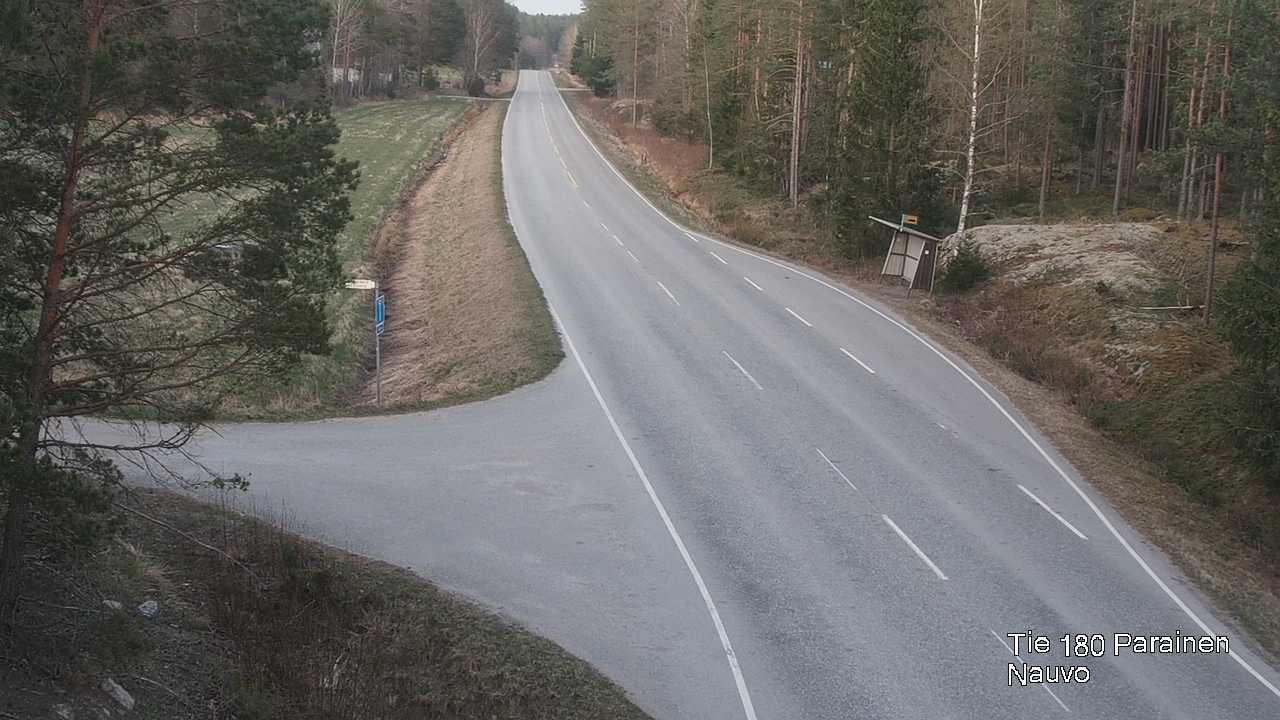 Weather Camera Image Road 180 Parainen, Nauvo, Galls, Parainen, Varsinais-Suomi