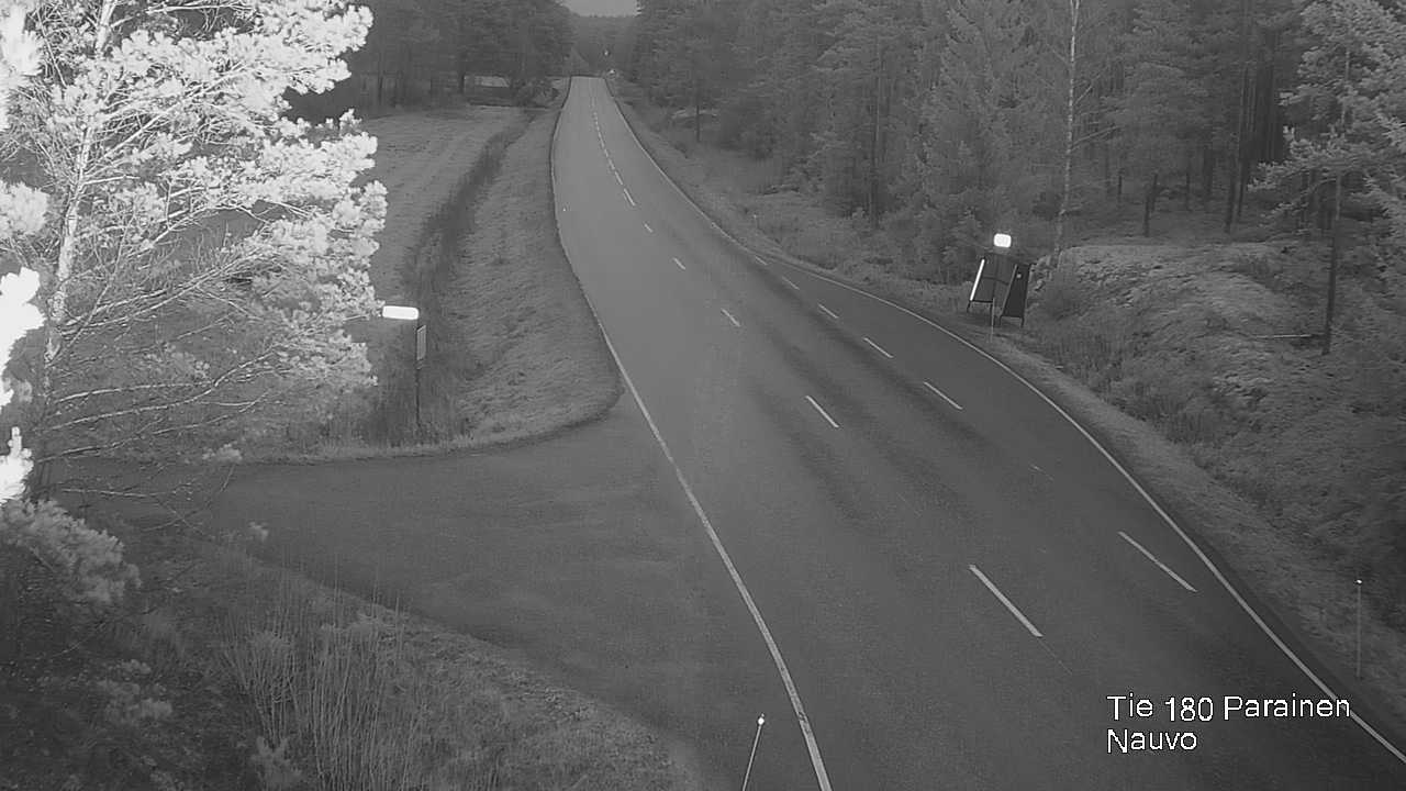 Weather Camera Image Väg 180 Pargas, Nagu, Galls, Parainen, Varsinais-Suomi
