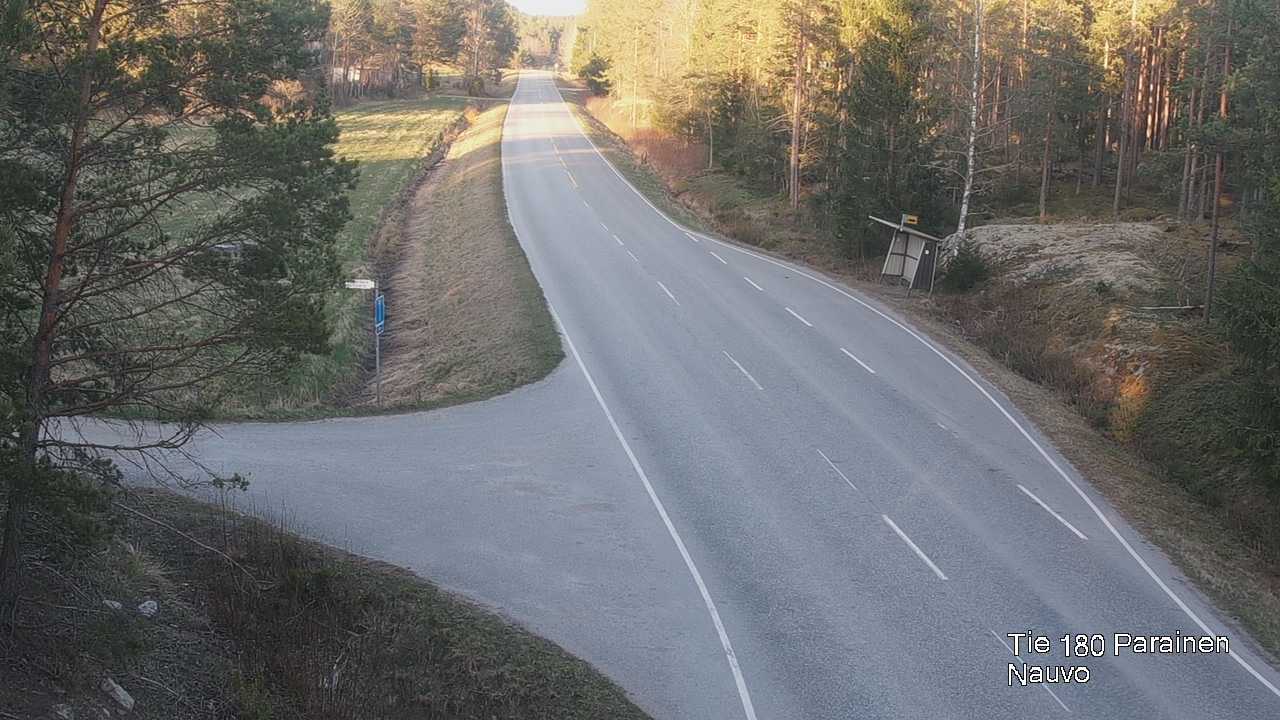 Weather Camera Image Road 180 Parainen, Nauvo, Galls, Parainen, Varsinais-Suomi