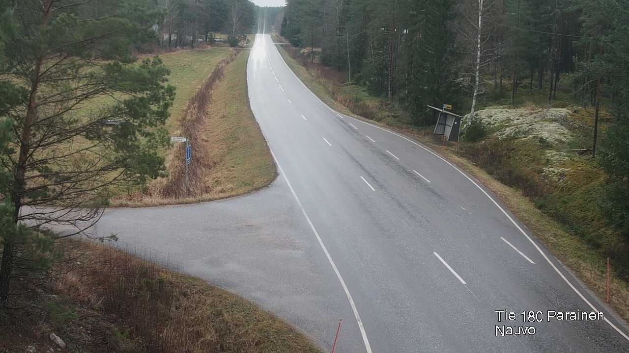 Weather Camera Image Väg 180 Pargas, Nagu, Galls, Parainen, Varsinais-Suomi