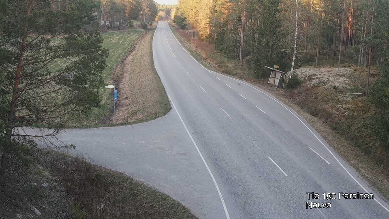Weather Camera Image Road 180 Parainen, Nauvo, Galls, Parainen, Varsinais-Suomi