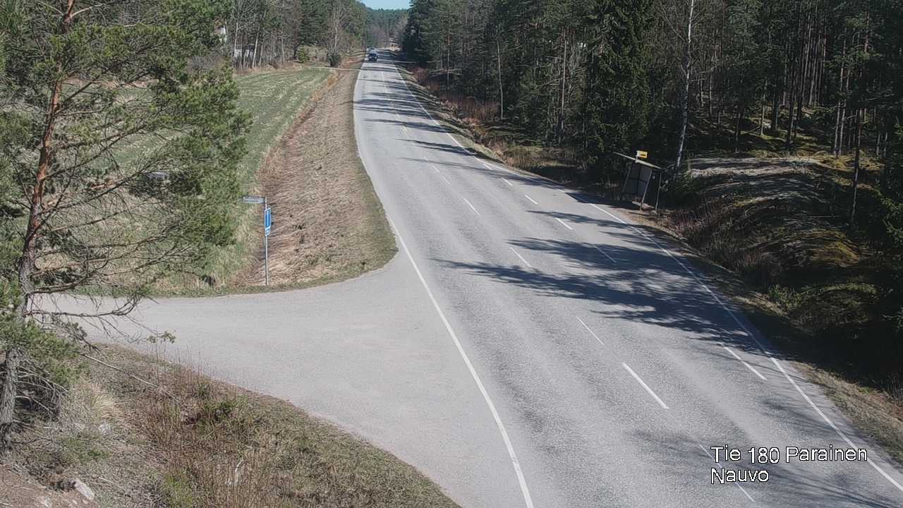 Weather Camera Image Road 180 Parainen, Nauvo, Galls, Parainen, Varsinais-Suomi