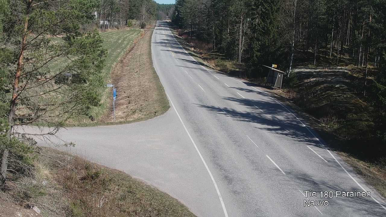 Weather Camera Image Road 180 Parainen, Nauvo, Galls, Parainen, Varsinais-Suomi