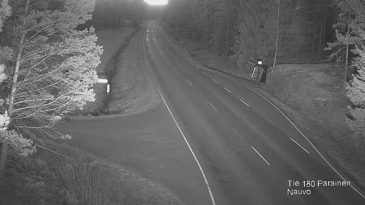 Weather Camera Image Väg 180 Pargas, Nagu, Galls, Parainen, Varsinais-Suomi