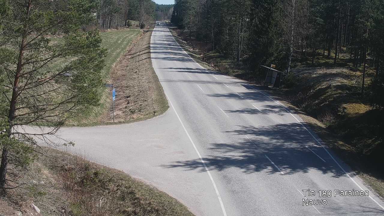 Weather Camera Image Road 180 Parainen, Nauvo, Galls, Parainen, Varsinais-Suomi