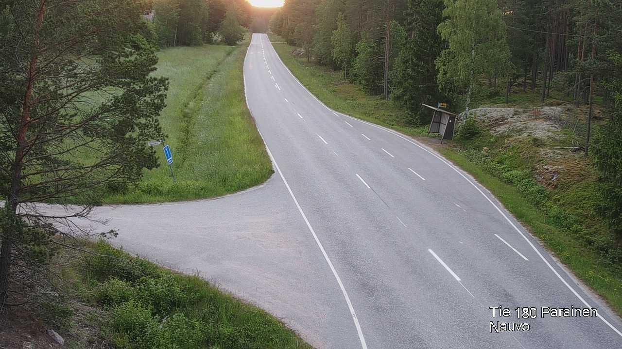 Weather Camera Image Road 180 Parainen, Nauvo, Galls, Parainen, Varsinais-Suomi