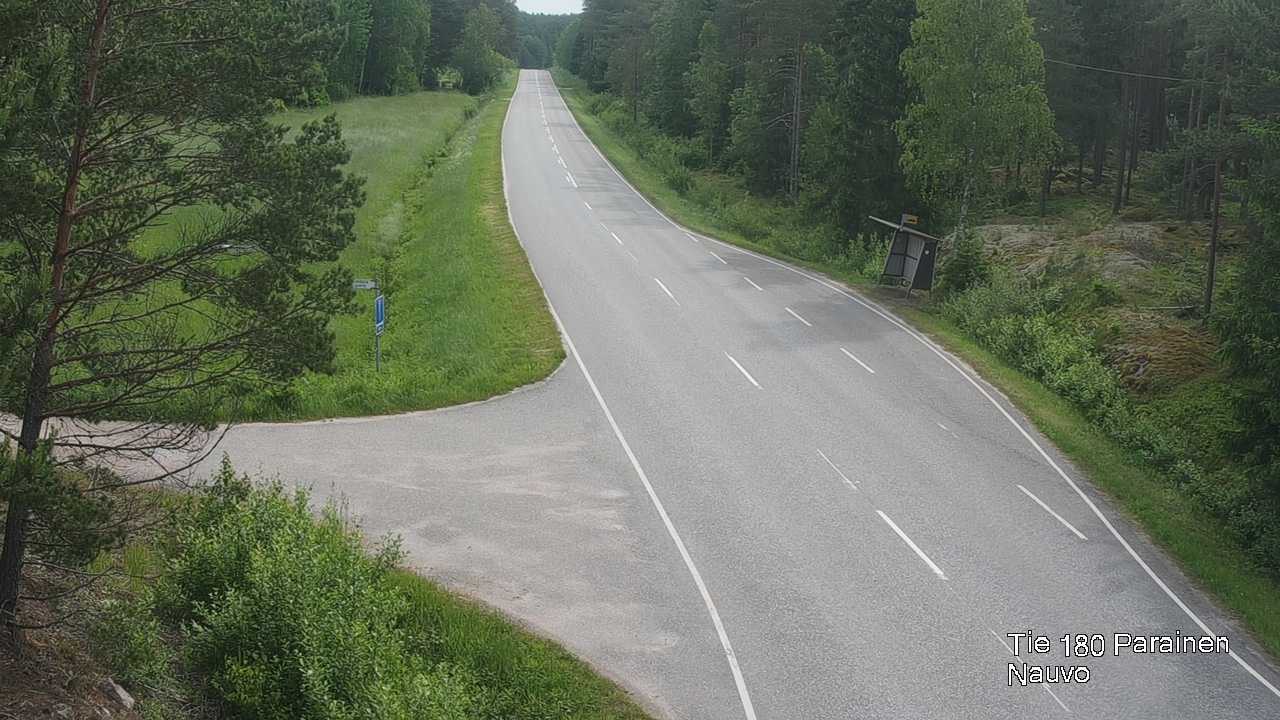 Weather Camera Image Road 180 Parainen, Nauvo, Galls, Parainen, Varsinais-Suomi