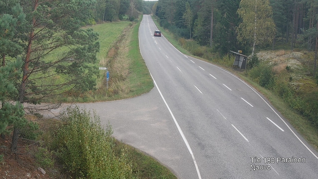 Weather Camera Image Road 180 Parainen, Nauvo, Galls, Parainen, Varsinais-Suomi