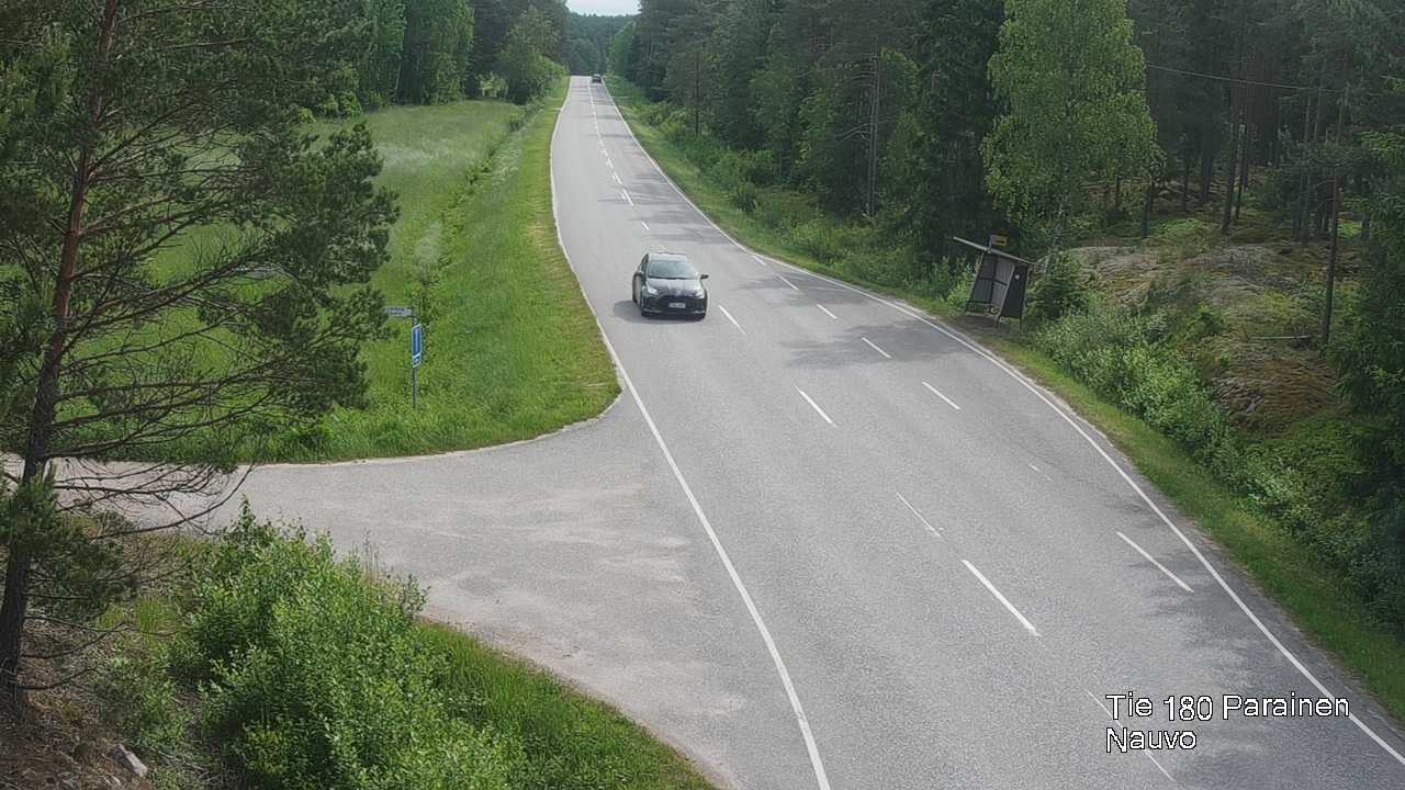 Weather Camera Image Road 180 Parainen, Nauvo, Galls, Parainen, Varsinais-Suomi