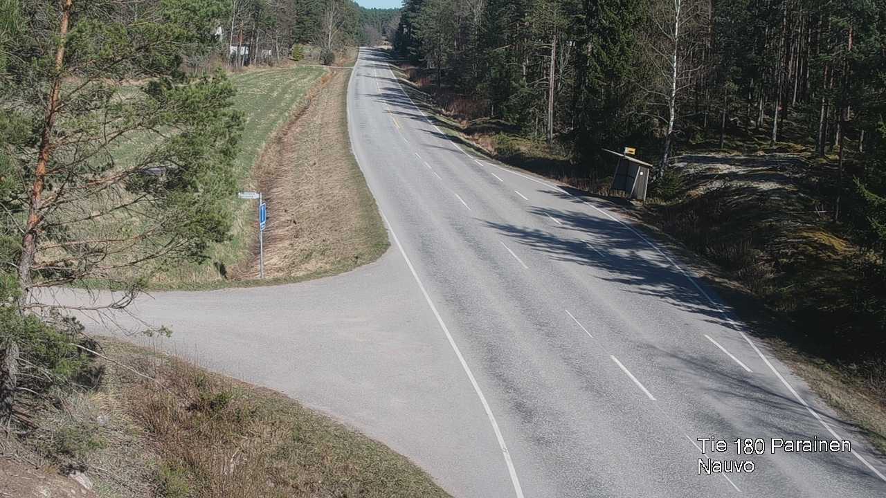 Weather Camera Image Road 180 Parainen, Nauvo, Galls, Parainen, Varsinais-Suomi