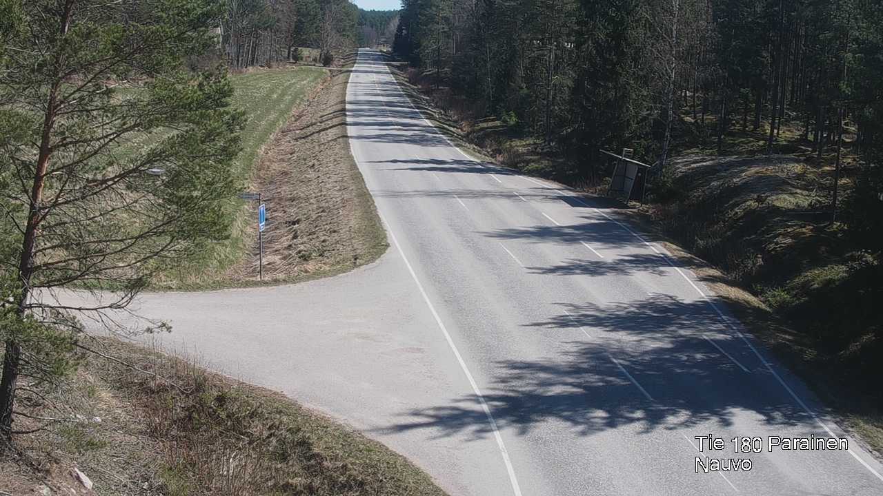 Weather Camera Image Road 180 Parainen, Nauvo, Galls, Parainen, Varsinais-Suomi