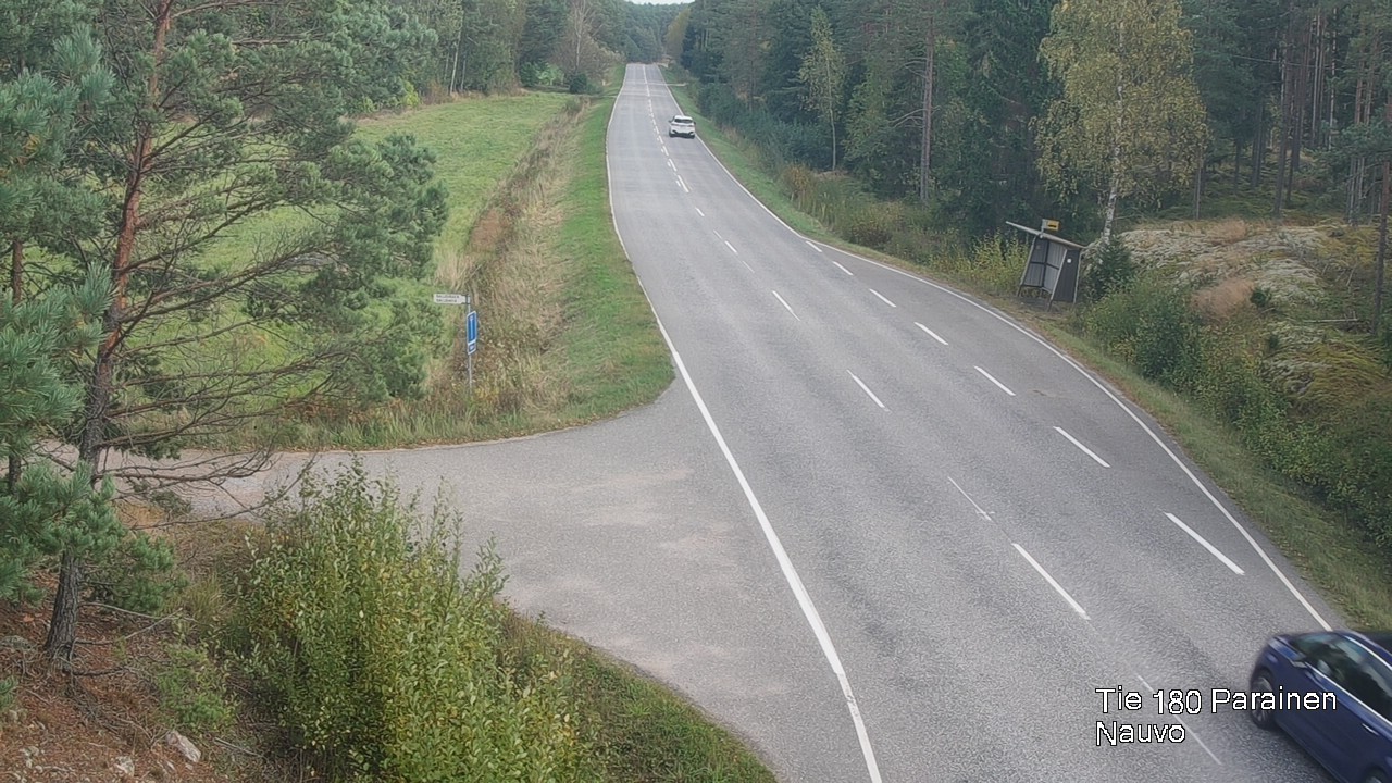 Weather Camera Image Road 180 Parainen, Nauvo, Galls, Parainen, Varsinais-Suomi