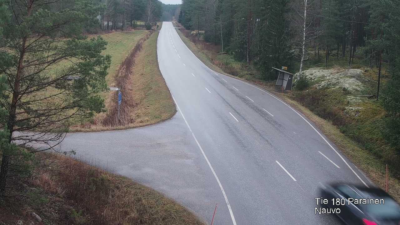 Weather Camera Image Väg 180 Pargas, Nagu, Galls, Parainen, Varsinais-Suomi