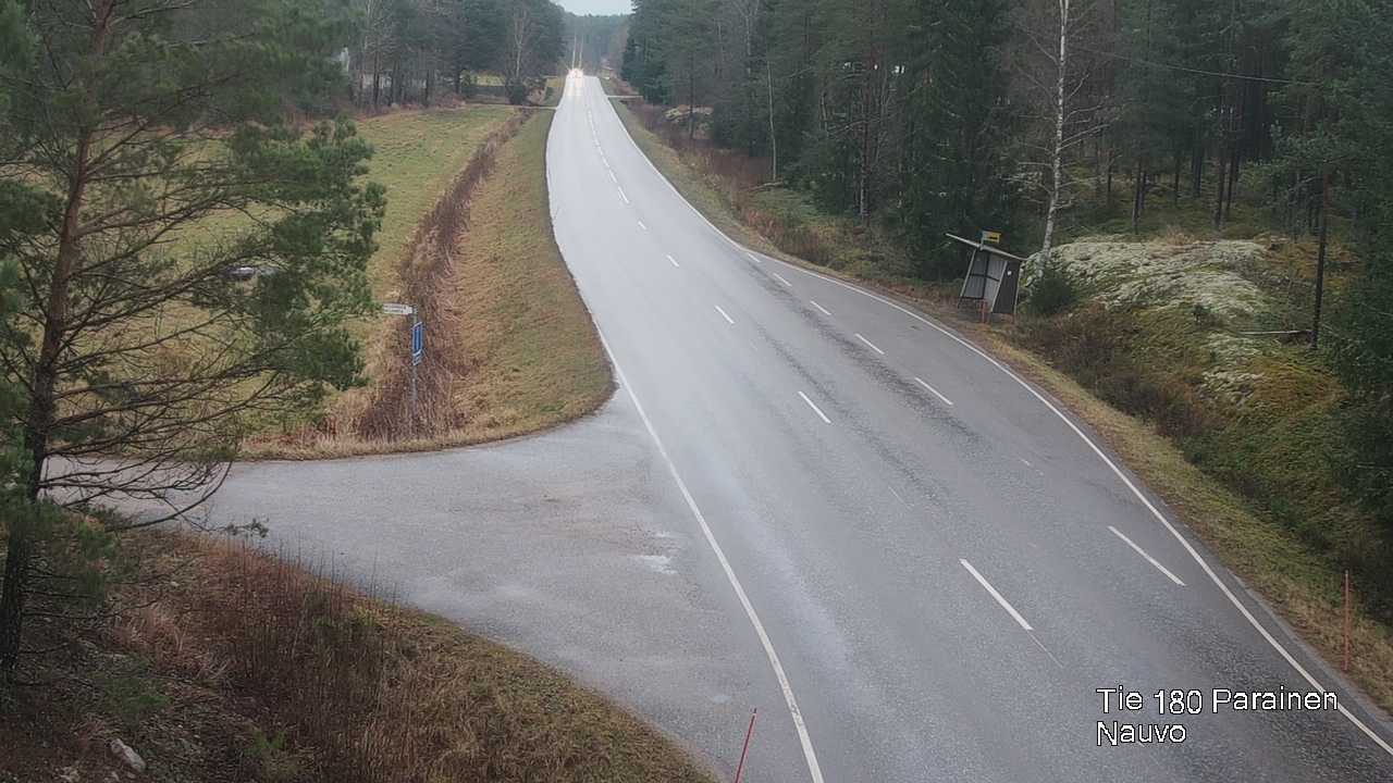 Weather Camera Image Väg 180 Pargas, Nagu, Galls, Parainen, Varsinais-Suomi