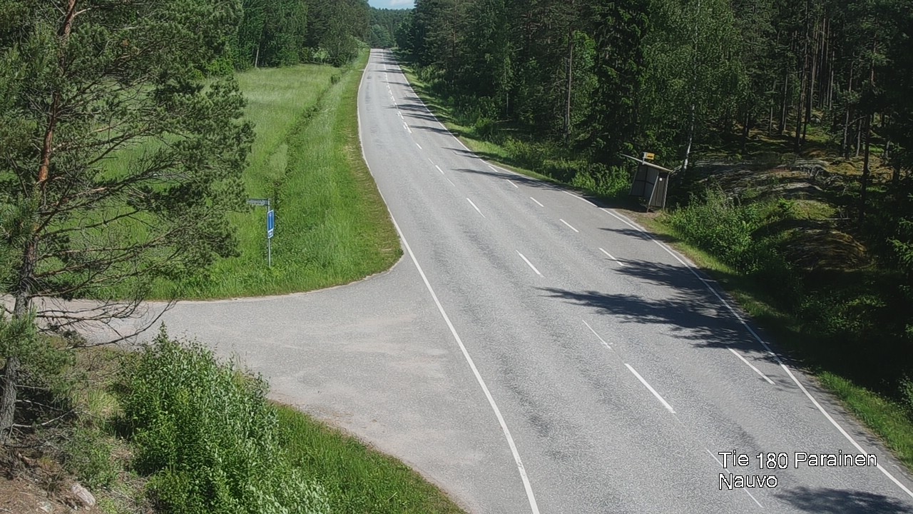 Weather Camera Image Road 180 Parainen, Nauvo, Galls, Parainen, Varsinais-Suomi