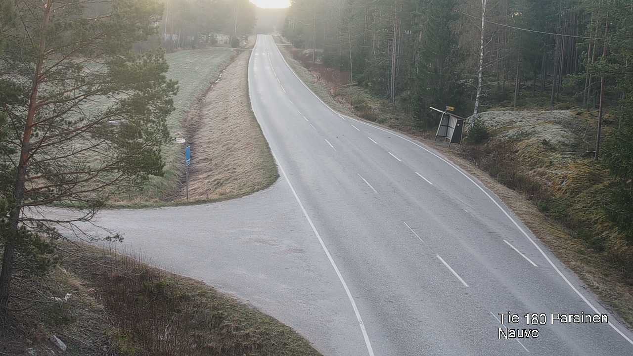 Weather Camera Image Road 180 Parainen, Nauvo, Galls, Parainen, Varsinais-Suomi