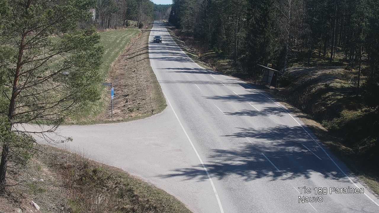 Weather Camera Image Road 180 Parainen, Nauvo, Galls, Parainen, Varsinais-Suomi