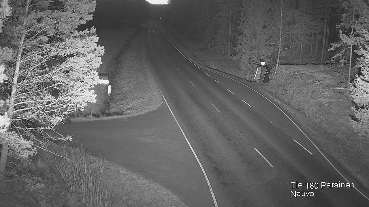 Weather Camera Image Väg 180 Pargas, Nagu, Galls, Parainen, Varsinais-Suomi