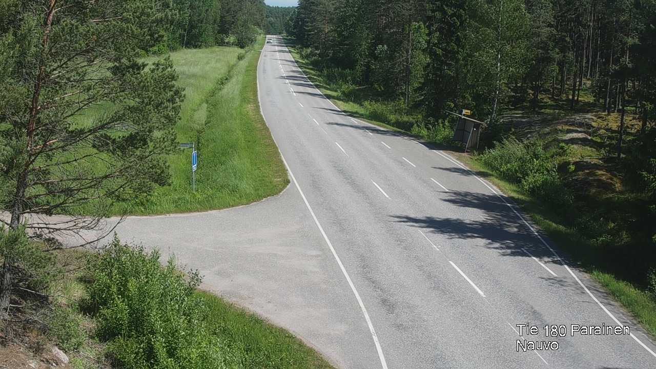Weather Camera Image Road 180 Parainen, Nauvo, Galls, Parainen, Varsinais-Suomi