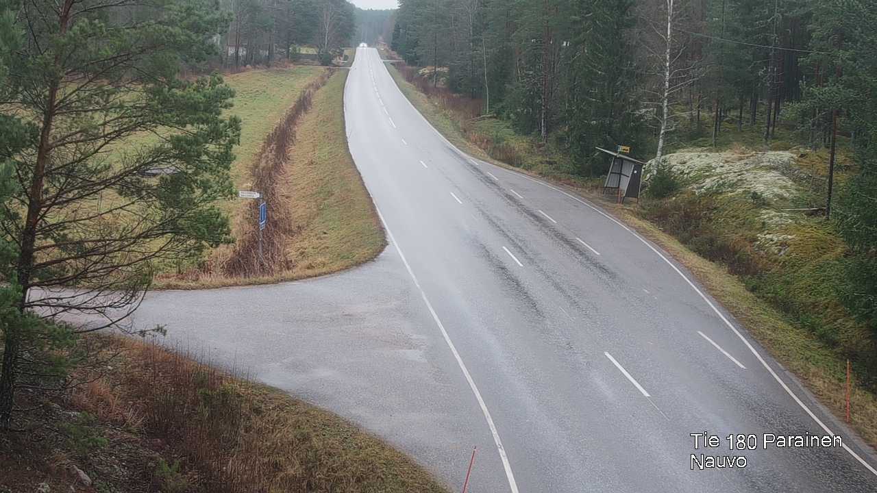Weather Camera Image Väg 180 Pargas, Nagu, Galls, Parainen, Varsinais-Suomi