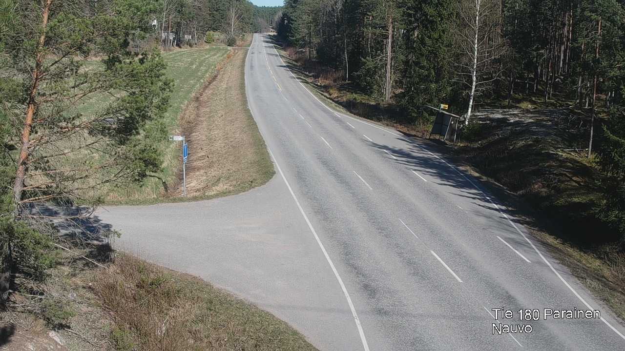 Weather Camera Image Road 180 Parainen, Nauvo, Galls, Parainen, Varsinais-Suomi