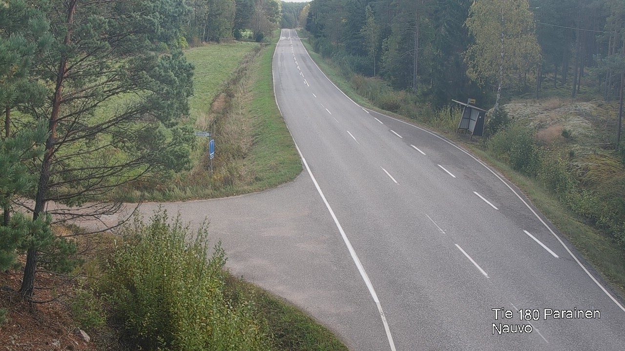 Weather Camera Image Road 180 Parainen, Nauvo, Galls, Parainen, Varsinais-Suomi