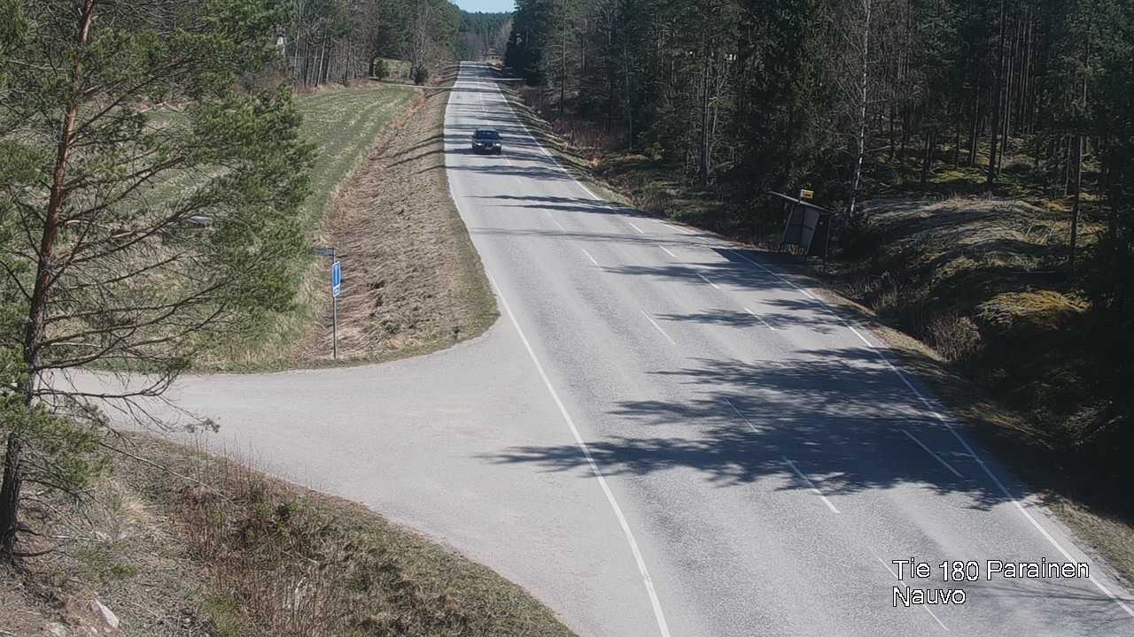 Weather Camera Image Road 180 Parainen, Nauvo, Galls, Parainen, Varsinais-Suomi