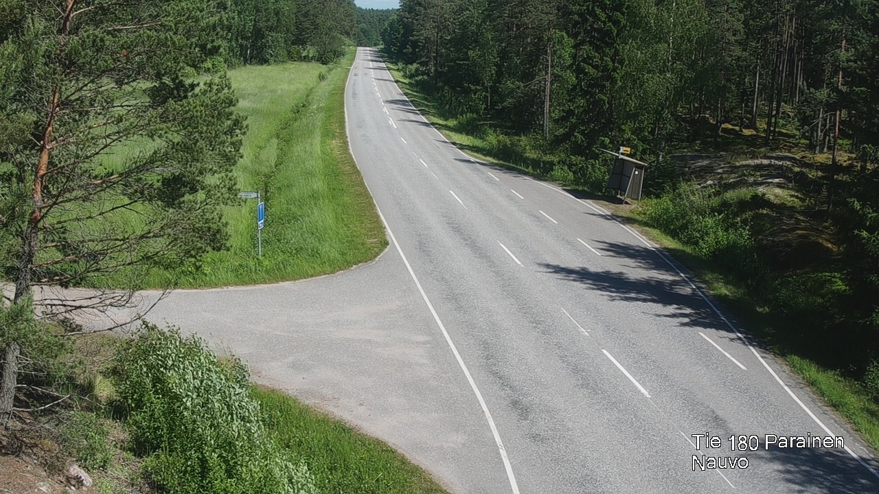 Weather Camera Image Road 180 Parainen, Nauvo, Galls, Parainen, Varsinais-Suomi