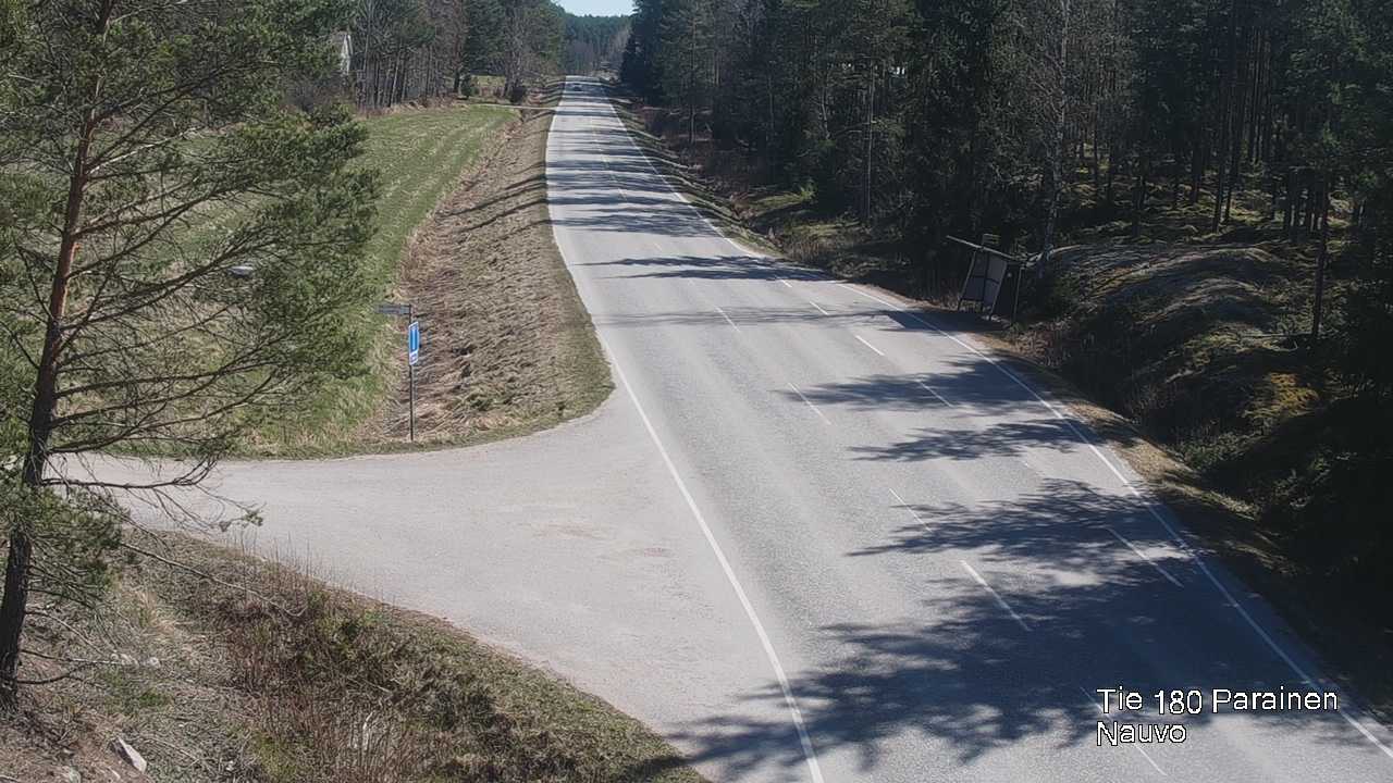 Weather Camera Image Road 180 Parainen, Nauvo, Galls, Parainen, Varsinais-Suomi