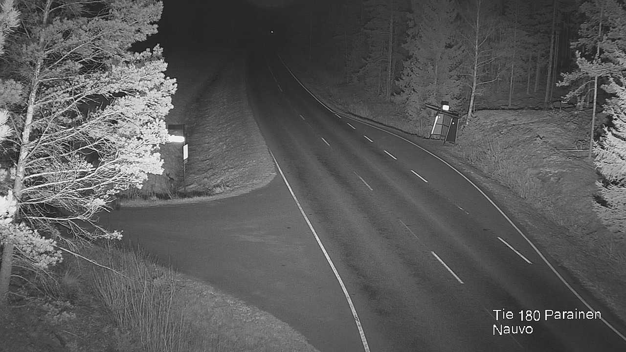 Weather Camera Image Väg 180 Pargas, Nagu, Galls, Parainen, Varsinais-Suomi