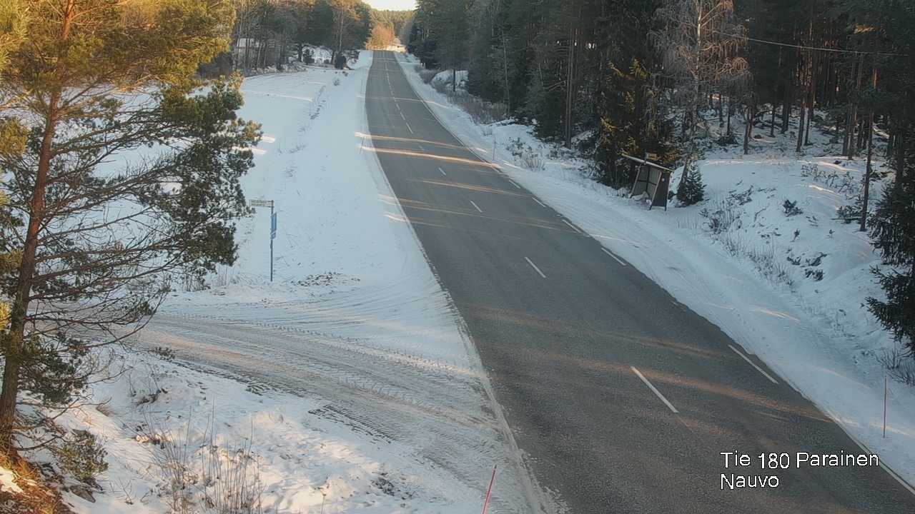 Weather Camera Image Road 180 Parainen, Nauvo, Galls, Parainen, Varsinais-Suomi