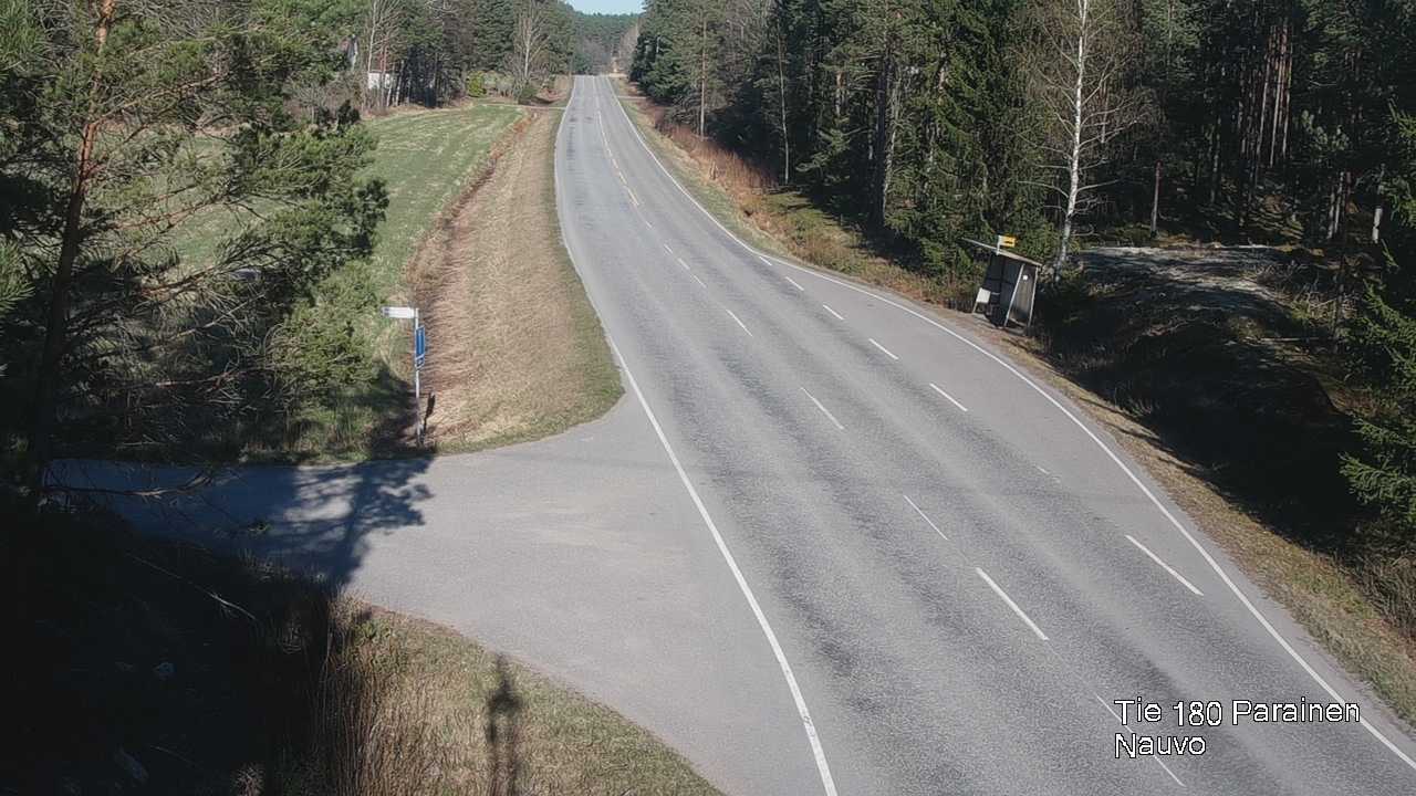 Weather Camera Image Road 180 Parainen, Nauvo, Galls, Parainen, Varsinais-Suomi
