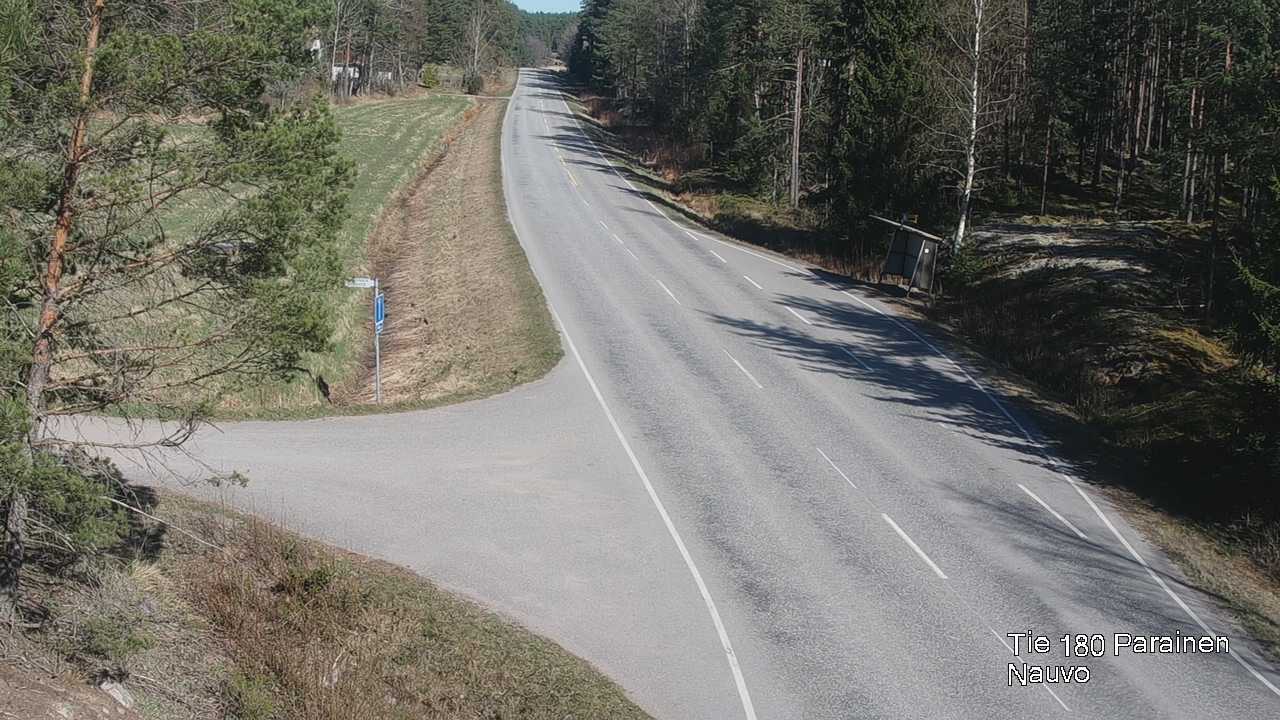 Weather Camera Image Road 180 Parainen, Nauvo, Galls, Parainen, Varsinais-Suomi