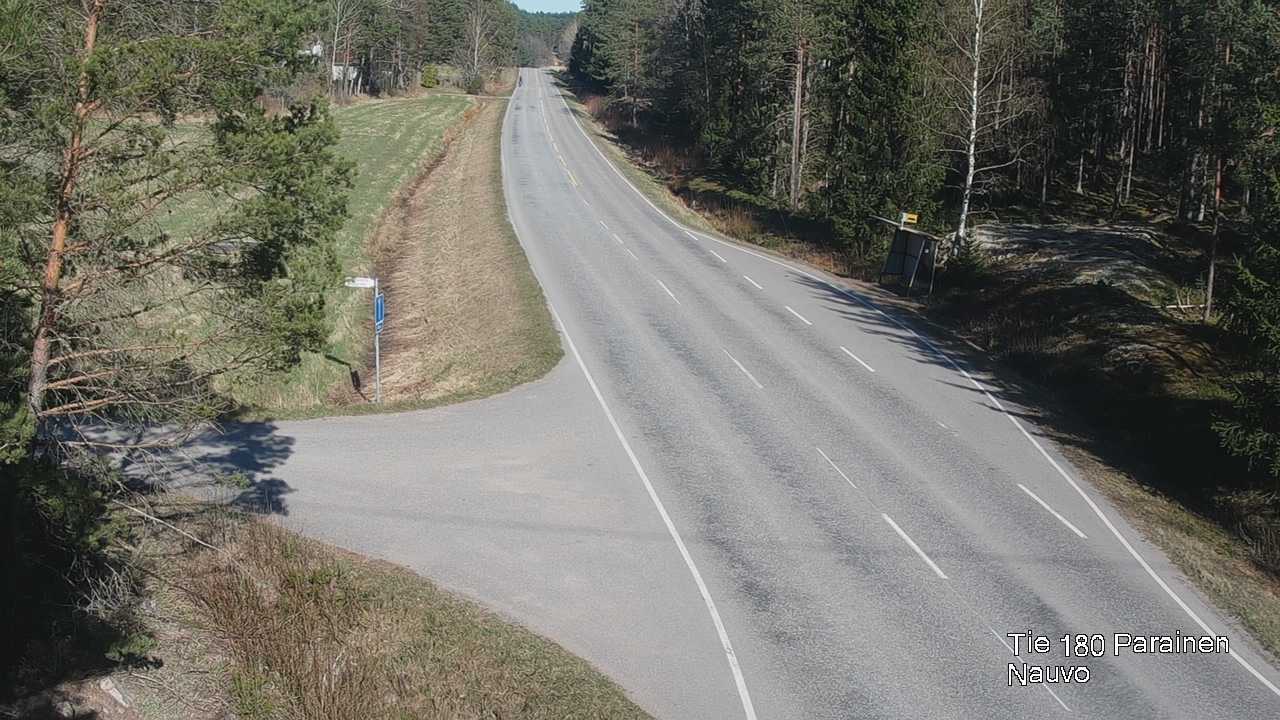 Weather Camera Image Road 180 Parainen, Nauvo, Galls, Parainen, Varsinais-Suomi