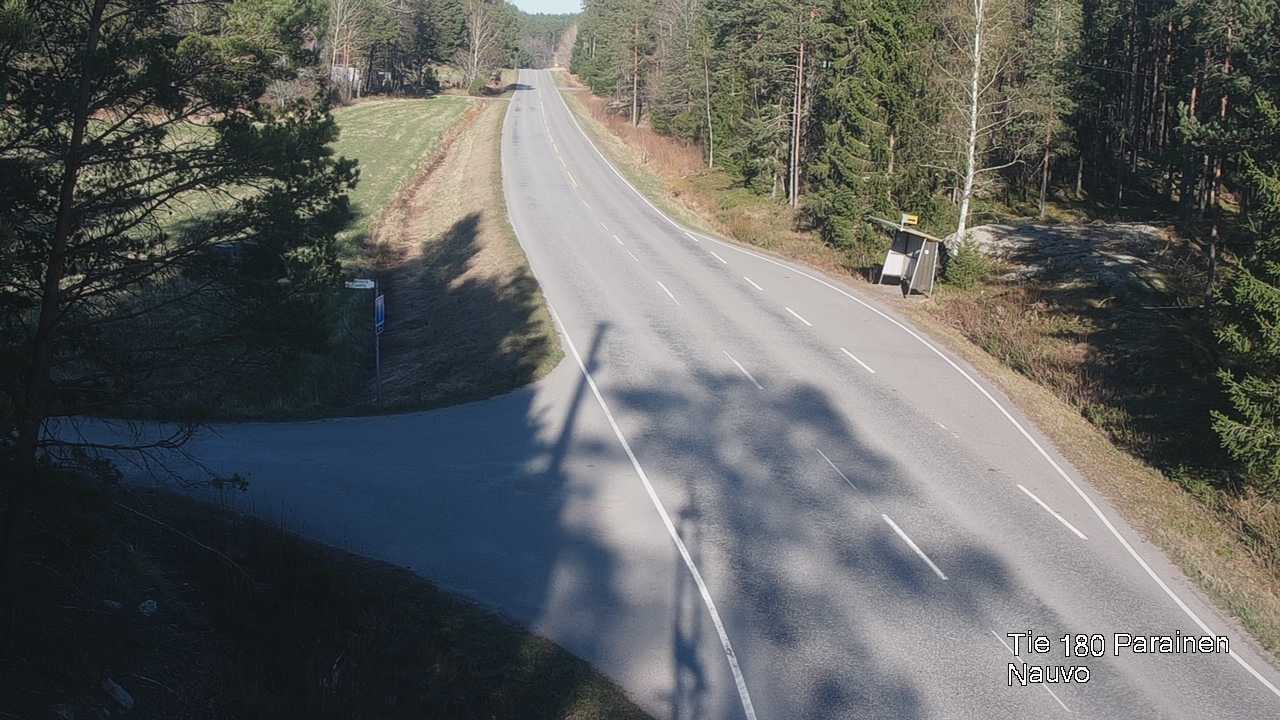 Weather Camera Image Road 180 Parainen, Nauvo, Galls, Parainen, Varsinais-Suomi