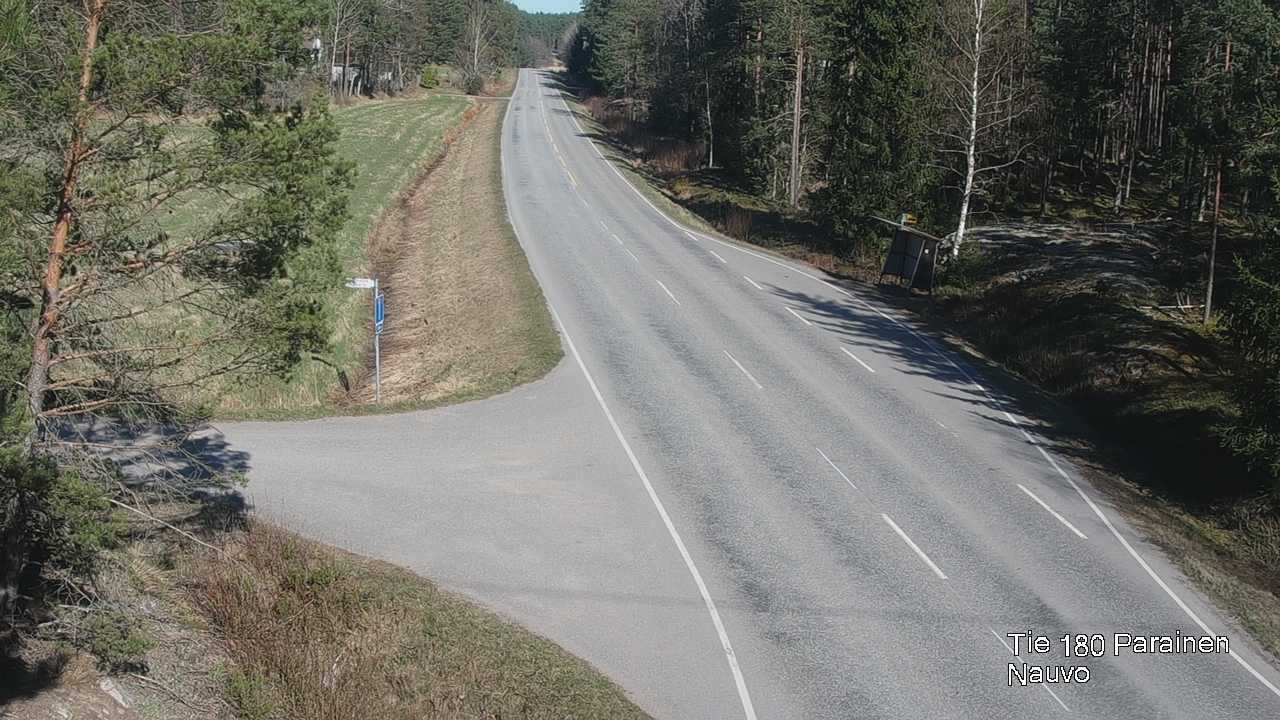 Weather Camera Image Road 180 Parainen, Nauvo, Galls, Parainen, Varsinais-Suomi
