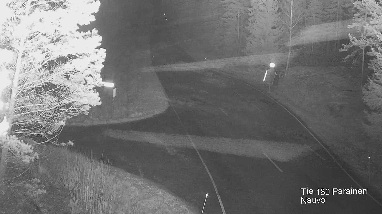 Weather Camera Image Väg 180 Pargas, Nagu, Galls, Parainen, Varsinais-Suomi