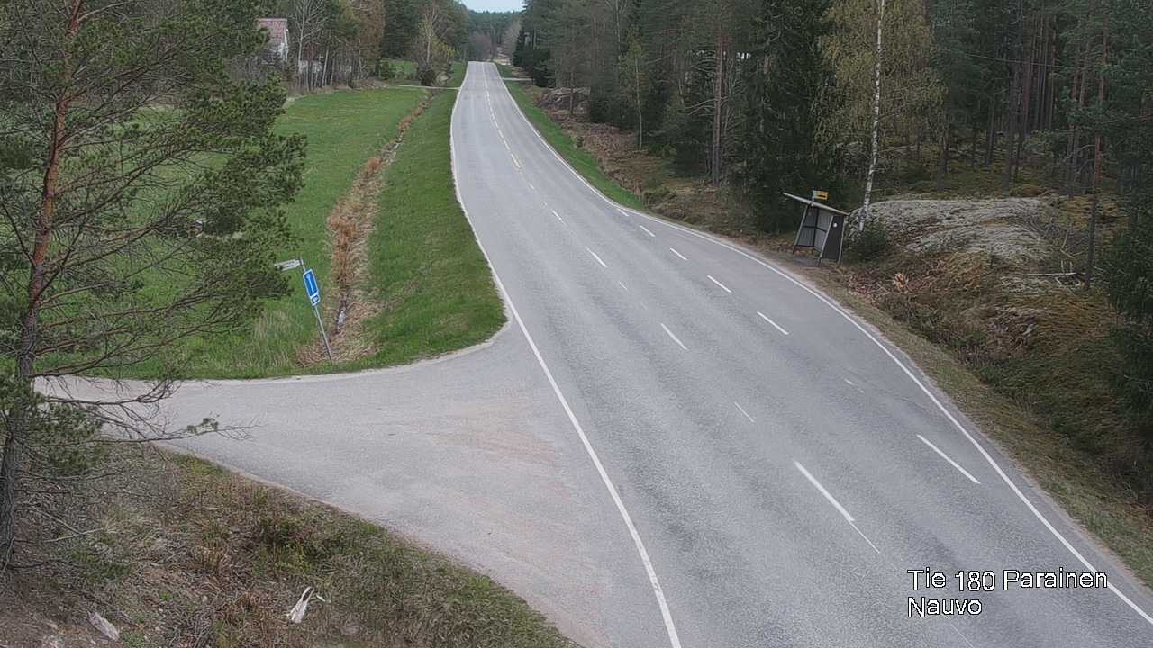 Weather Camera Image Road 180 Parainen, Nauvo, Galls, Parainen, Varsinais-Suomi