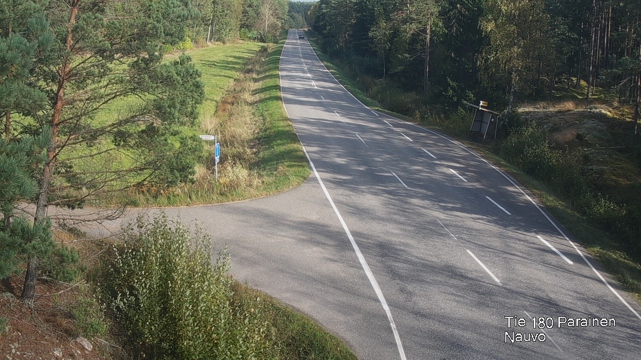 Weather Camera Image Road 180 Parainen, Nauvo, Galls, Parainen, Varsinais-Suomi