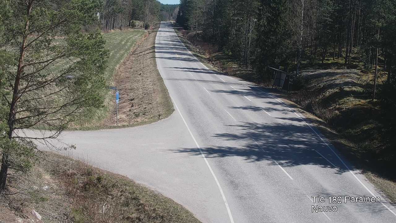 Weather Camera Image Road 180 Parainen, Nauvo, Galls, Parainen, Varsinais-Suomi