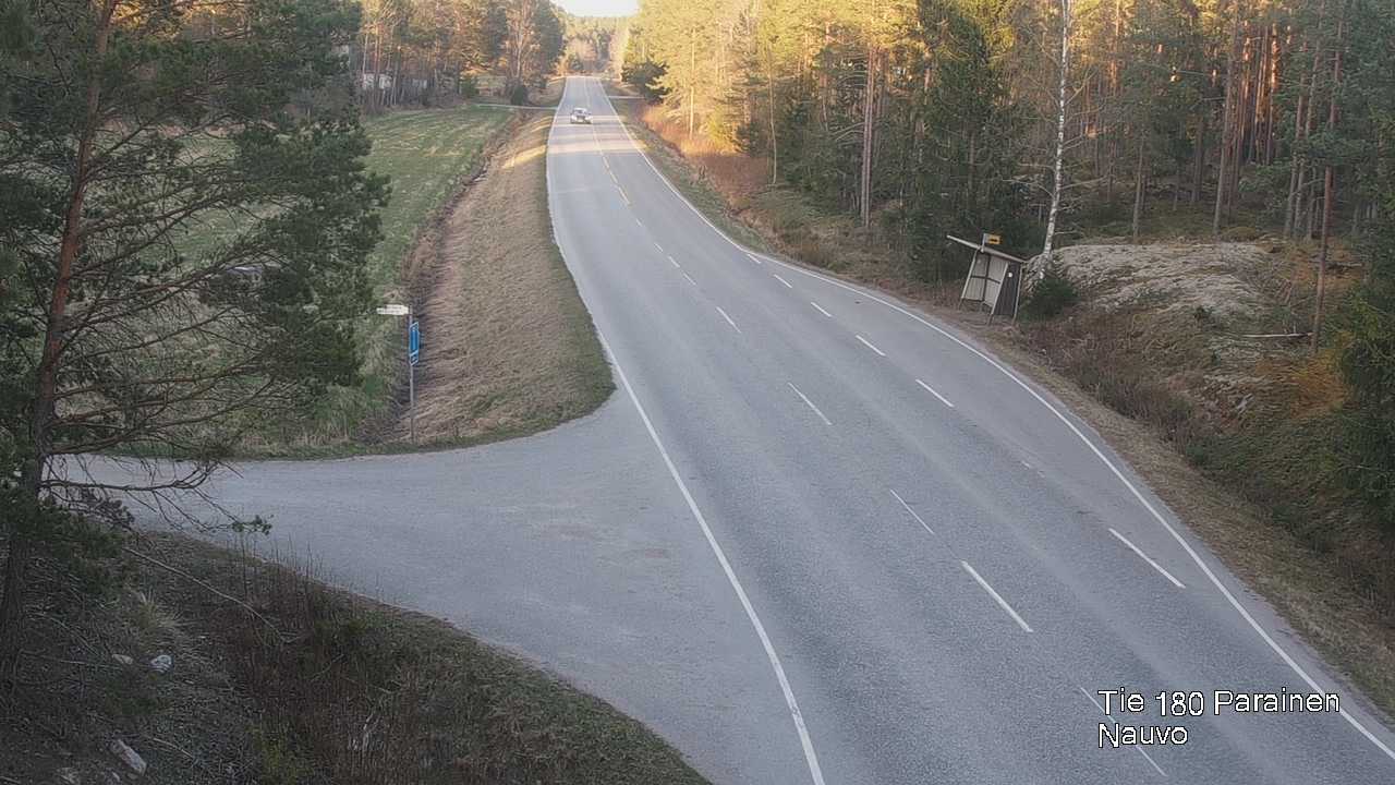Weather Camera Image Road 180 Parainen, Nauvo, Galls, Parainen, Varsinais-Suomi